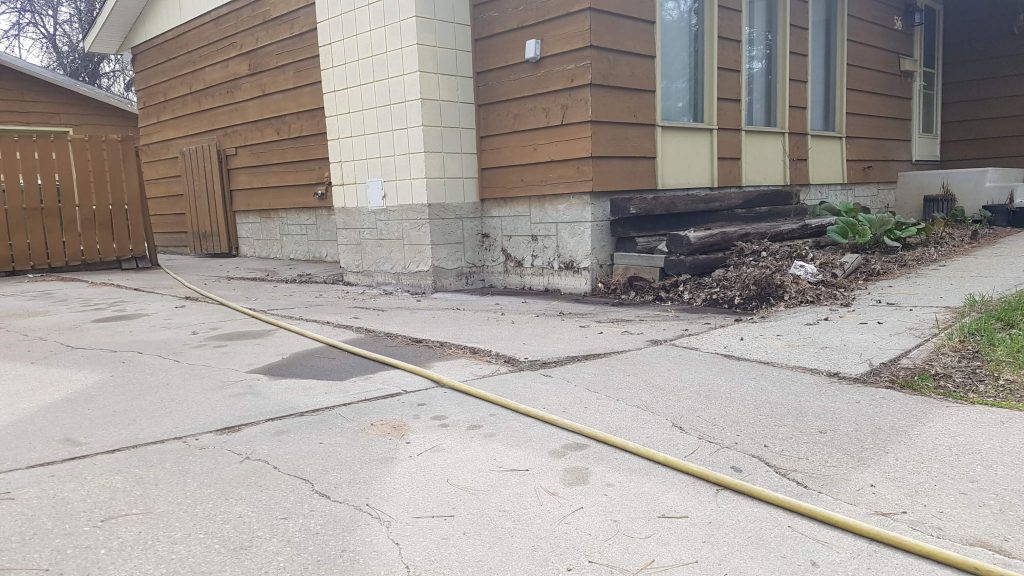 Lift Concrete Edmonton Before & After Lifting Level Concrete Solutions